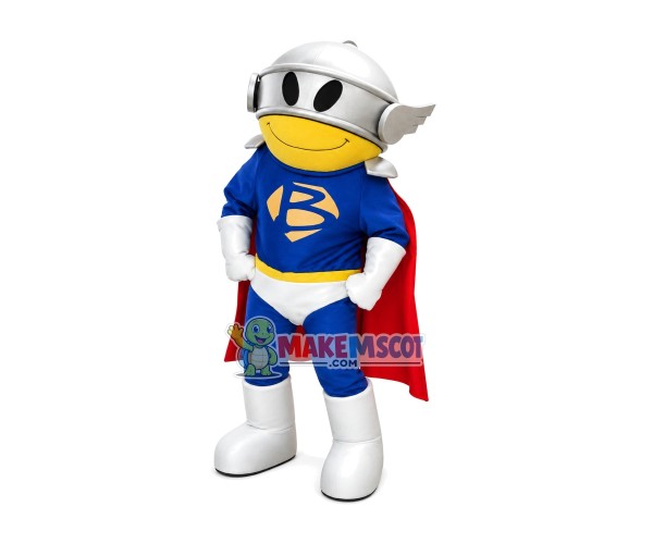 Armored Super Hero Mascot Costume Armored Super Hero Mascot Costume