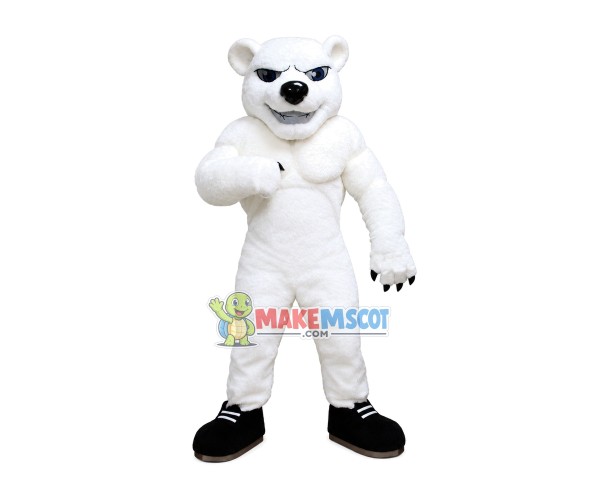 Muscular Power Crazy Bear Mascot Costume Muscular Power Crazy Bear Mascot Costume
