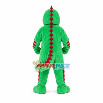 Marching Cautious Dinosaur Mascot Costume Marching Cautious Dinosaur Mascot Costume
