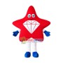 Shiny Red Diamond Star Mascot Costume
