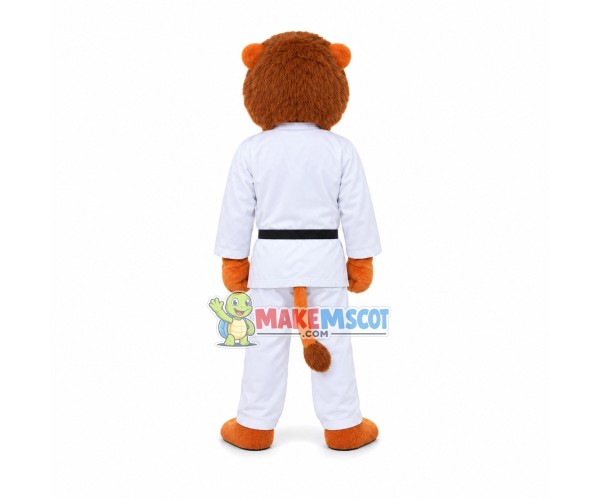 Strong Taekwondo Lion Mascot Costume Strong Taekwondo Lion Mascot Costume