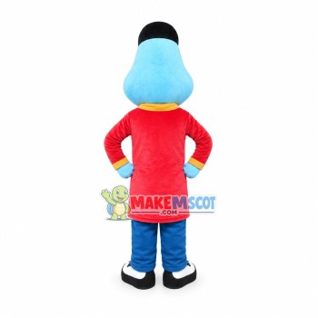Bearded Doll With Nightgown Mascot Costume Bearded Doll With Nightgown Mascot Costume