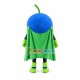 Blueberry With Green Cape Mascot Costume