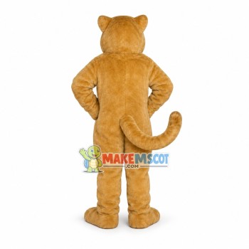 Majestic Akimbo Tiger Mascot Costume Majestic Akimbo Tiger Mascot Costume