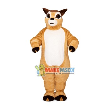 Dumbfounded Adult Kangaroo Mascot Costume Dumbfounded Adult Kangaroo Mascot Costume