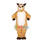 Dumbfounded Adult Kangaroo Mascot Costume