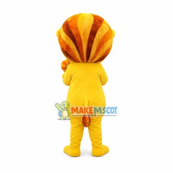 Cautious Lioness Mascot Costume