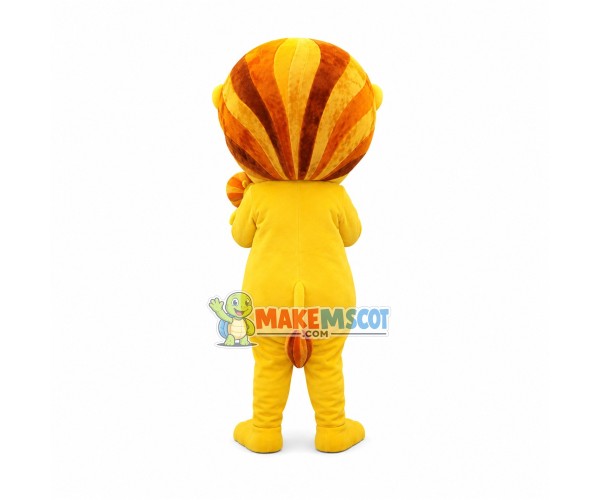 Cautious Lioness Mascot Costume Cautious Lioness Mascot Costume