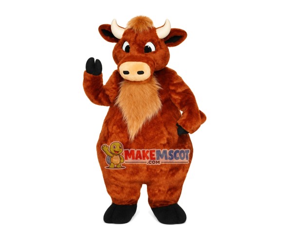 Vigorous Power Buffalo Mascot Costume Vigorous Power Buffalo Mascot Costume