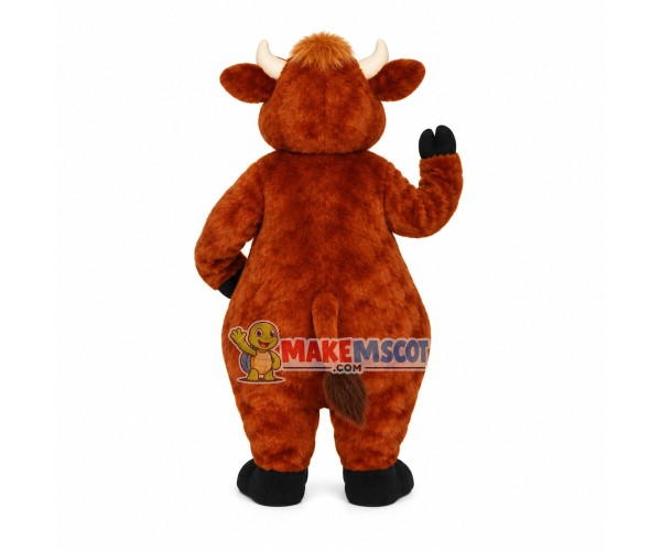 Vigorous Power Buffalo Mascot Costume Vigorous Power Buffalo Mascot Costume