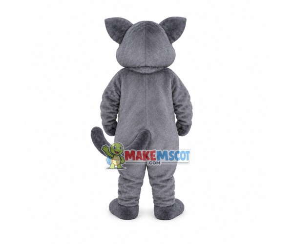 Vivid Gray Tom Cat Mascot Costume for Adult Vivid Gray Tom Cat Mascot Costume for Adult