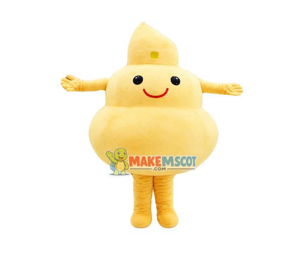 Lump Of Shit Mascot Cartoon Costume Lump Of Shit Mascot Cartoon Costume