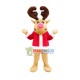 Christmas Elk Mascot Adult Costume Christmas Elk Mascot Adult Costume