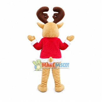 Christmas Elk Mascot Adult Costume Christmas Elk Mascot Adult Costume