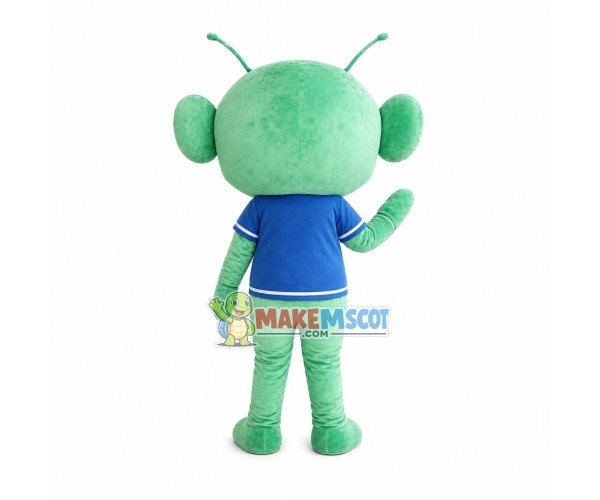 Friendly Green Alien Mascot Costume Friendly Green Alien Mascot Costume