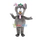 Dumb Rabbit With Long Tongue Mascot Costume