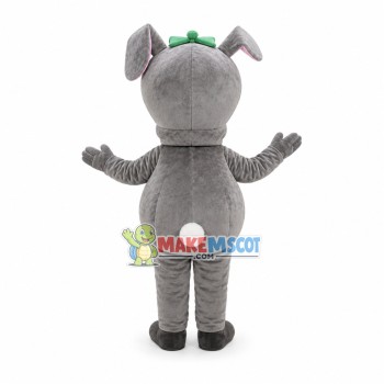 Dumb Rabbit With Long Tongue Mascot Costume Dumb Rabbit With Long Tongue Mascot Costume