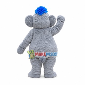 Huge Gray Mammoth Mascot Costume Huge Gray Mammoth Mascot Costume