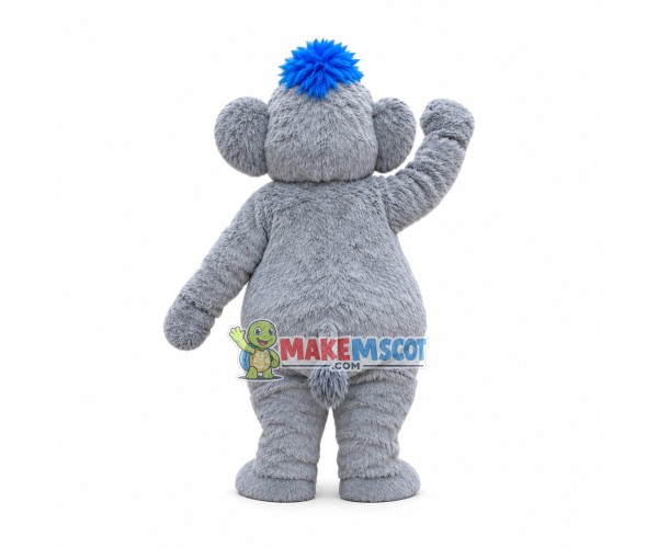 Huge Gray Mammoth Mascot Costume Huge Gray Mammoth Mascot Costume