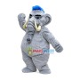Huge Gray Mammoth Mascot Costume