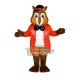 Elegant Gentleman Squirrel Mascot Costume Elegant Gentleman Squirrel Mascot Costume