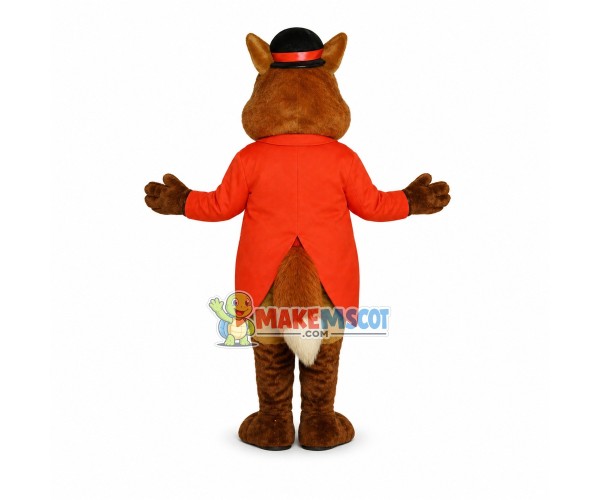 Elegant Gentleman Squirrel Mascot Costume Elegant Gentleman Squirrel Mascot Costume