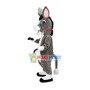 Cozy Little Gray Donkey Mascot Costume