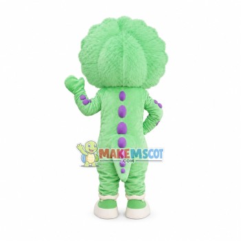 Barney & Friends Mascot Green Dinosaur Costume Barney & Friends Mascot Green Dinosaur Costume