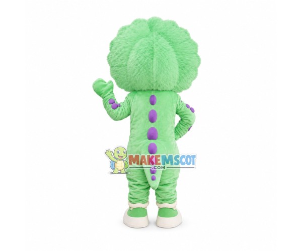 Barney & Friends Mascot Green Dinosaur Costume Barney & Friends Mascot Green Dinosaur Costume