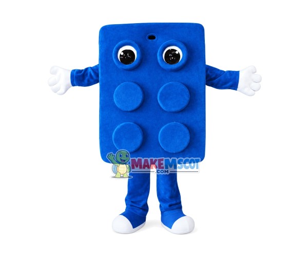 Blue Plastic Mould Mascot Costume Blue Plastic Mould Mascot Costume