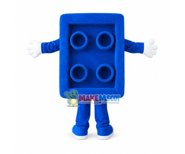 Blue Plastic Mould Mascot Costume Blue Plastic Mould Mascot Costume