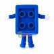 Blue Plastic Mould Mascot Costume Blue Plastic Mould Mascot Costume