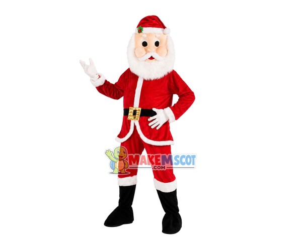 Kind Santa Claus Mascot Costume