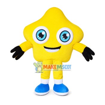 Cartoon Blue Eyes Star Mascot Costume Cartoon Blue Eyes Star Mascot Costume