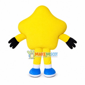 Cartoon Blue Eyes Star Mascot Costume Cartoon Blue Eyes Star Mascot Costume