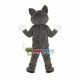 Optimistic Little Gray Cat Mascot Costume Optimistic Little Gray Cat Mascot Costume