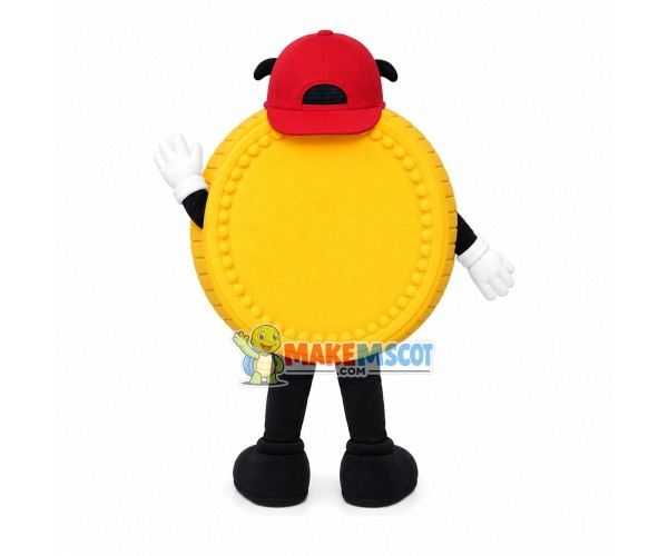 Sunglasses Dollar Coin Mascot Costume Sunglasses Dollar Coin Mascot Costume