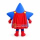 Blue Star In The Boots Mascot Cartoon Costume Blue Star In The Boots Mascot Cartoon Costume