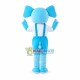 Sky Blue Little Cartoon Elephant Mascot Costume Sky Blue Little Cartoon Elephant Mascot Costume