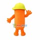 Ham Sausage With Sun Hat Mascot Costume Ham Sausage With Sun Hat Mascot Costume