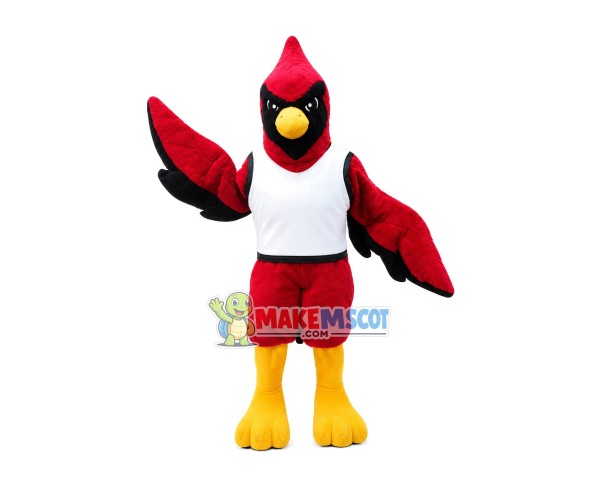 Big Eagle In The Tight Vest Mascot Costume Big Eagle In The Tight Vest Mascot Costume