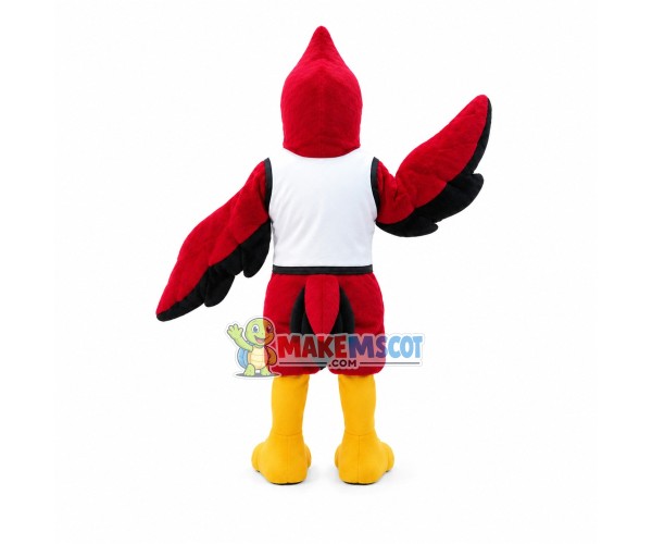 Big Eagle In The Tight Vest Mascot Costume Big Eagle In The Tight Vest Mascot Costume