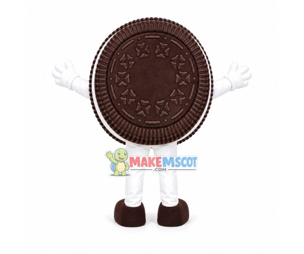 Oreo Chocolate Chip Cookie Mascot Costume Oreo Chocolate Chip Cookie Mascot Costume