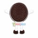 Oreo Chocolate Chip Cookie Mascot Costume Oreo Chocolate Chip Cookie Mascot Costume