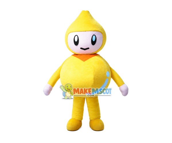Golden Gourd Doll Cartoon Mascot Costume Golden Gourd Doll Cartoon Mascot Costume