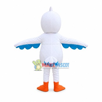 Winking Adult Cartoon Chicken Mascot Costume Winking Adult Cartoon Chicken Mascot Costume