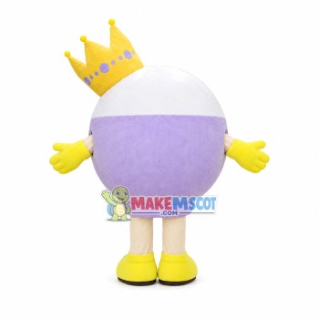 Crown Rice Bowl Mascot Costume Crown Rice Bowl Mascot Costume