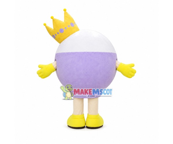 Crown Rice Bowl Mascot Costume Crown Rice Bowl Mascot Costume
