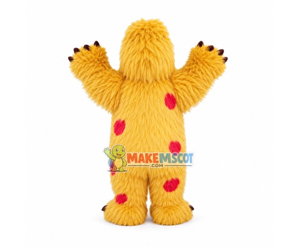Brown Long Fur Sullivan Mascot Cartoon Costume Brown Long Fur Sullivan Mascot Cartoon Costume