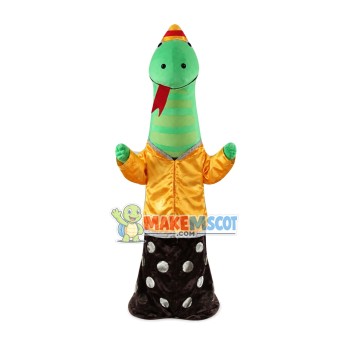 Green Snake Mascot Costume Outfit Green Snake Mascot Costume Outfit